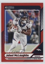 2024 Panini Donruss Red Press Proof Jaleel McLaughlin #147 1n9e