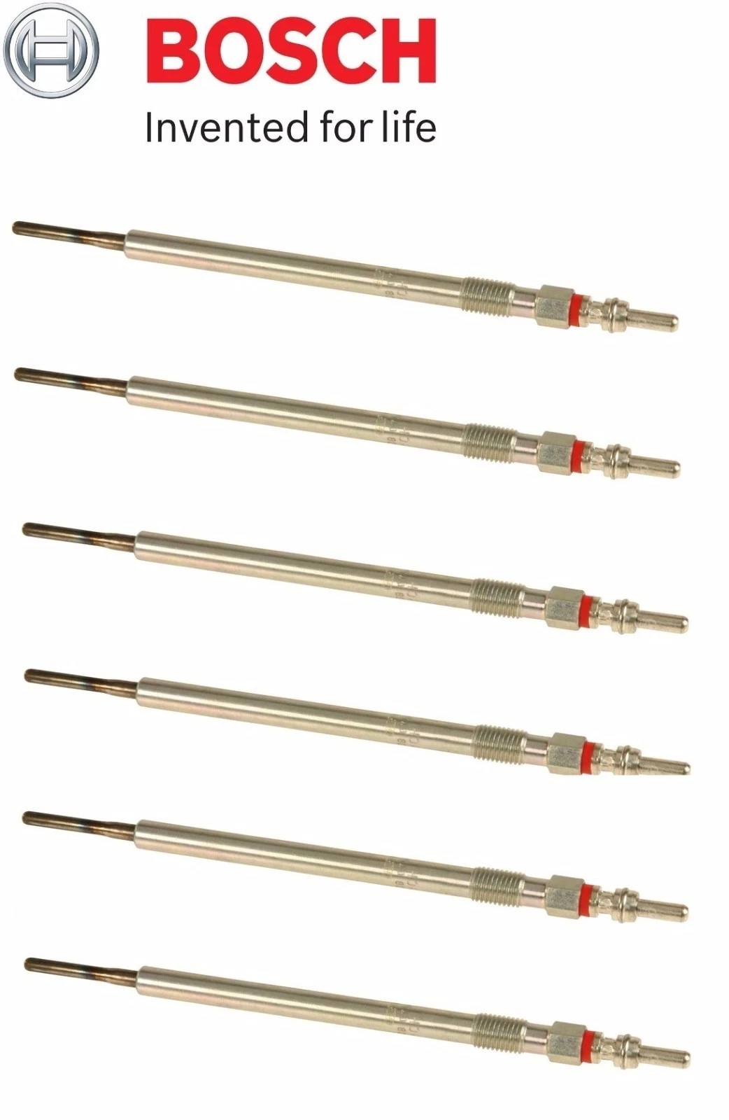 6-Pieces OEM BOSCH Diesel Glow Plugs Set for Sprinter Mercedes-Benz 0250403008