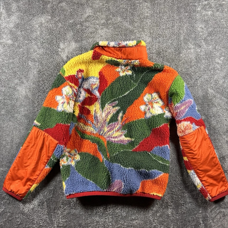 Polo Ralph Lauren Pullover Niñas Grande (7-16) Polar Peluche Floral T-Snap Pile Foto 2 de 4