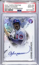 2022 Topps Pristine #PA-AD Andre Dawson PSA 10 GEM MINT Auto Cubs 
