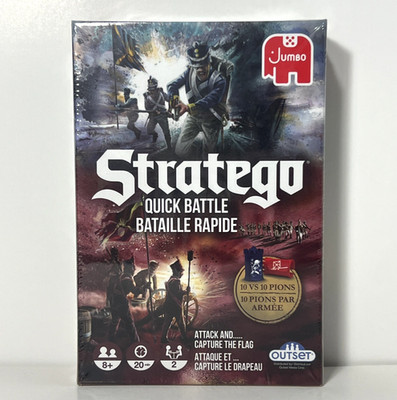 Stratego Quick Battle - Mini 'Capture The Flag' Game - Rare Eng. & Fr. version