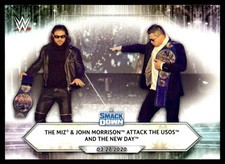 2021 TOPPS WWE THE MIZ & JOHN MORRISON ATTACK THE USOS AND THE NEW DAY #42 4106