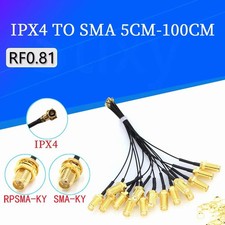 5PCS RP-SMA to U.FL IPX MHF4 Pigtail Antenna Cable for NGFF M.2 9260 9560 8265