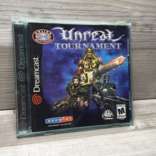 Unreal Tournament for Sega Dreamcast 2001 Complete in Box (CIB) Tested Excellent