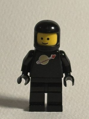 LEGO Vintage Black Astronaut Classic Space man Minifigure 6985 6891 6971 6702