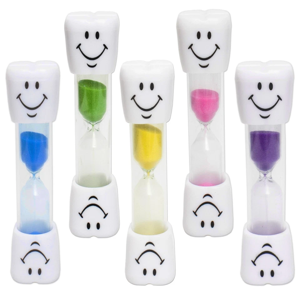 Smile Toothbrush Timer ~ Childrens Kids 2 Minute Sand Egg Time Teeth Brushing