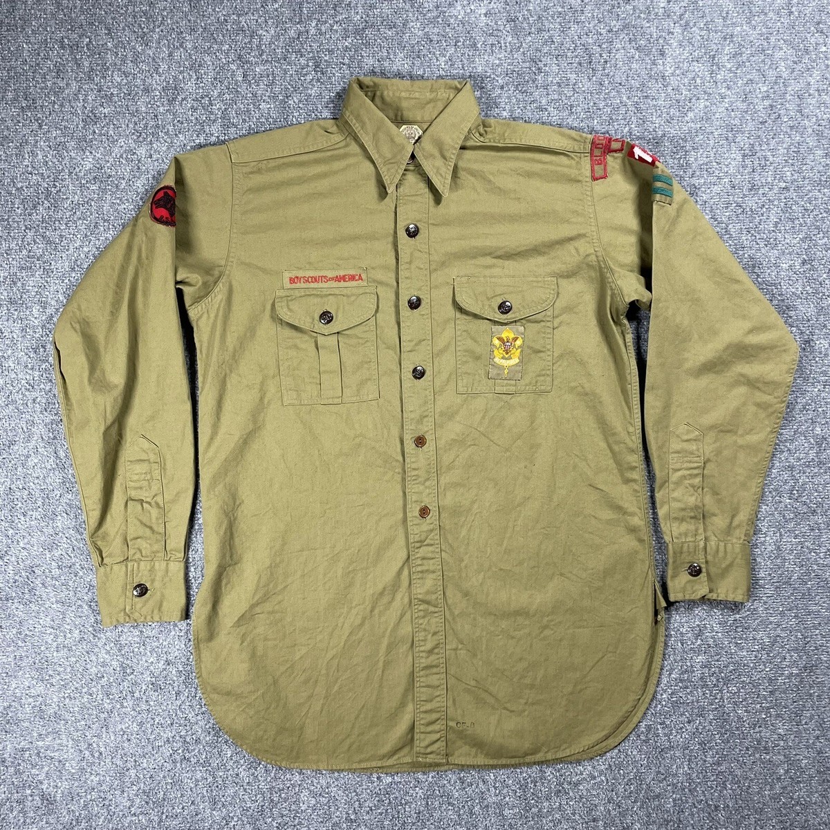 VINTAGE - ▪️40’s【BOYSCOUT】VINTAGE SHIRT Vintage 1940's Boy Scout Wear Umbro Men's S/M Shirt Original