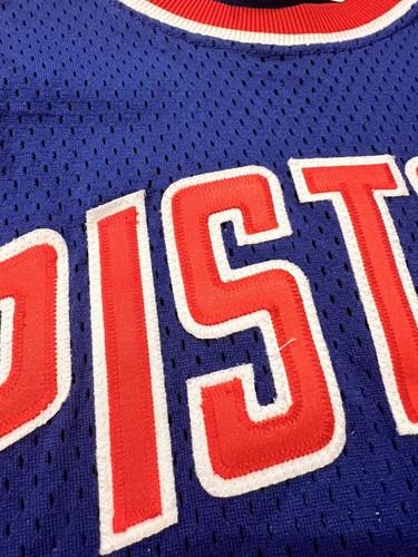 Grant Hill Pistons 1995/96 Pro Cut Game Team Issued jersey 48 +4 authentic nba - Picture 5 of 8