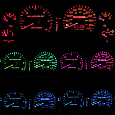 For 97-03 Dodge Dakota Durango Dash Cluster Gauge Interior LED Light Bulbs Kit