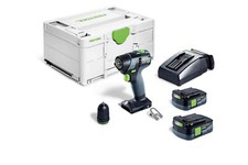 Festool Akku-Bohrschrauber TXS 12 2,5-Plus 2x Akku Ladegerät Systainer 576873