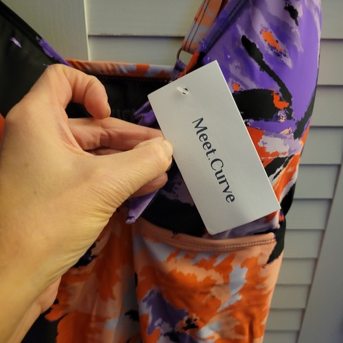 NWT Meet Curves Women's 4XL Tummy Control Swimdress - Picture 4 of 8