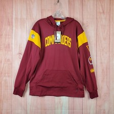 Nike NFL Men Hoodie Small Red Washington Commanders Pockets Long Sleeve Pullover