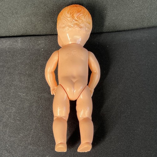 Vtg Baby Doll Toy Ideal Pat Pending Hard Plastic Jointed Sleepy Eye - Picture 11 of 12