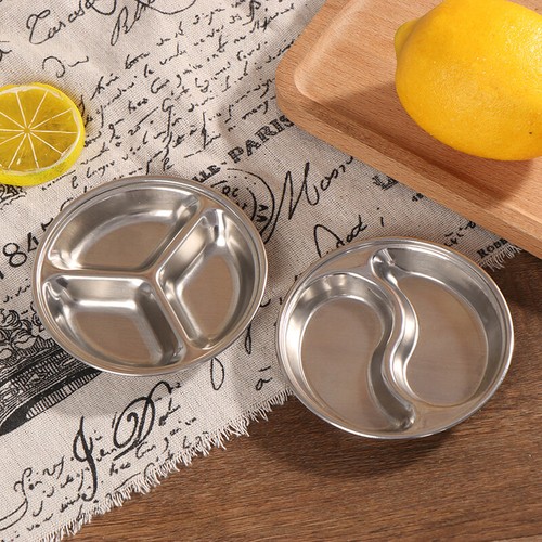 1pc Seasoning Dishes Stainless Steel Sauce Dishes Food Dipping BowlsBDAU