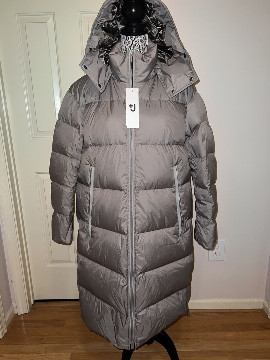 UNIQLO JIL SANDER S MEN +J DOWN OVERSIZED COAT Hooded Puffer UNIQLO JIL SANDER S MEN +J DOWN OVERSIZED COAT Hooded Puffer