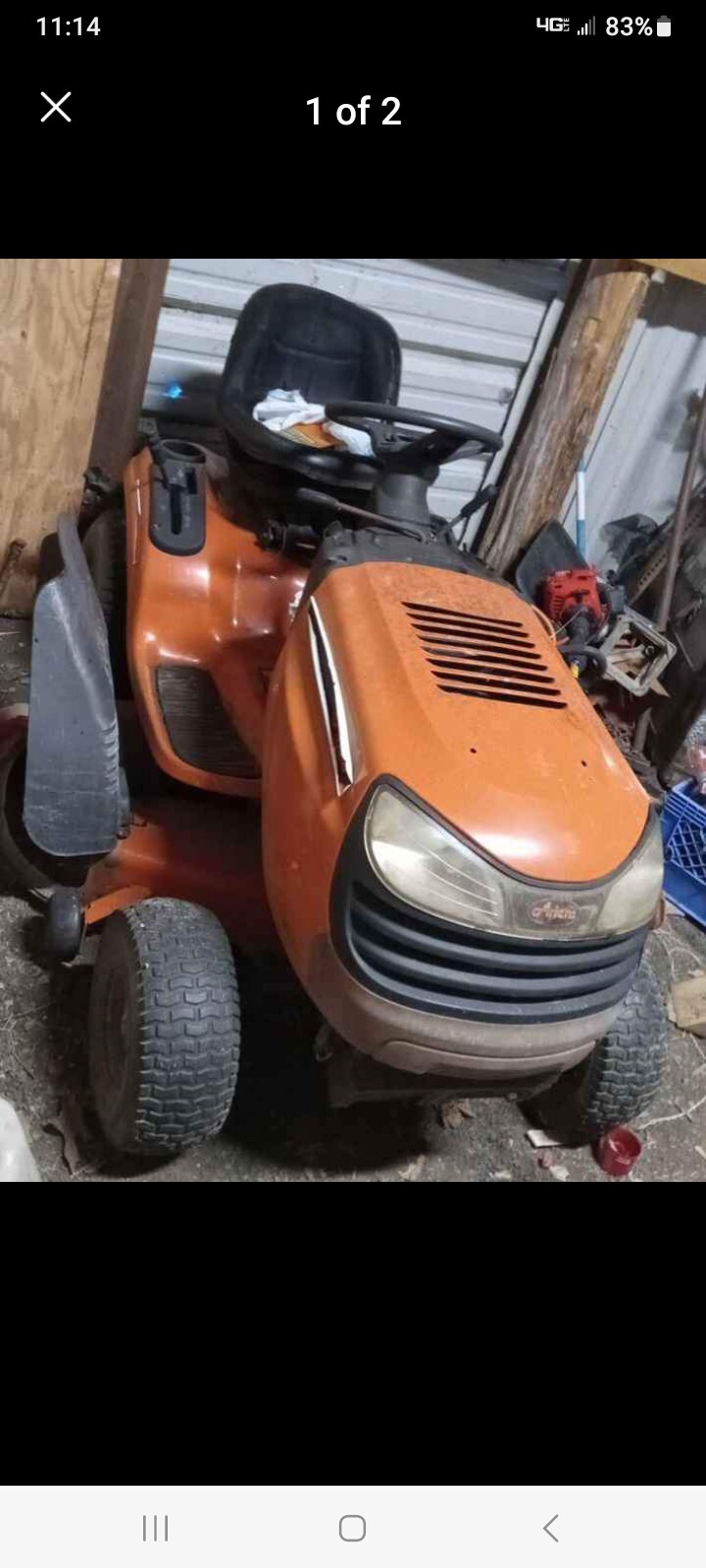 Riding lawn mower eBay