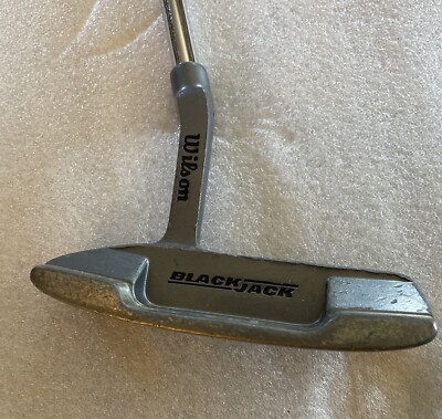 Wilson Black Jack 206 Putter 34 Inch With Super Stroke Flatso GTR 1.0