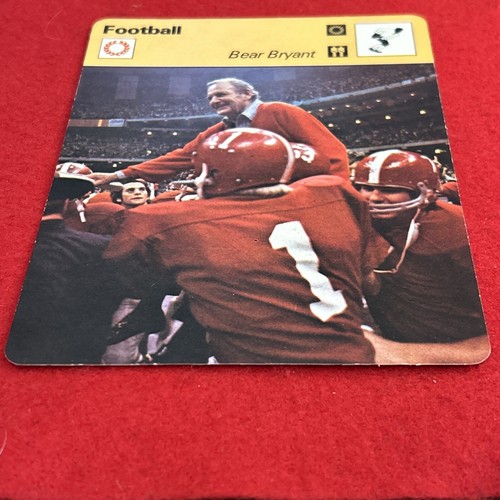 1979 Bear Bryant Sportscaster #73-06 Alabama Crimson Tide - Picture 2 of 5