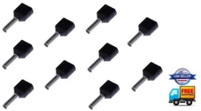 10pcs 10 Gauge Dual Input Wire Ferrule Amplifier Speaker 10 AWG Amp Ferrules