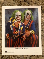Wrestling WWE Doink the Clown autographed 8x10 photo from signing