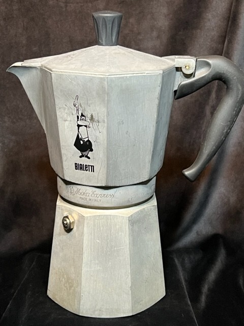 Vintage Bialetti Crusinallo Moka Express Stovetop Camping Espresso