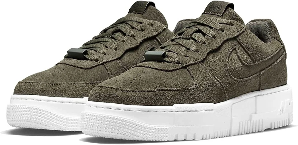 Nike Air Force 1 Low Pixel Cargo Khaki Green Shoes Trainers Sneakers Women  Size