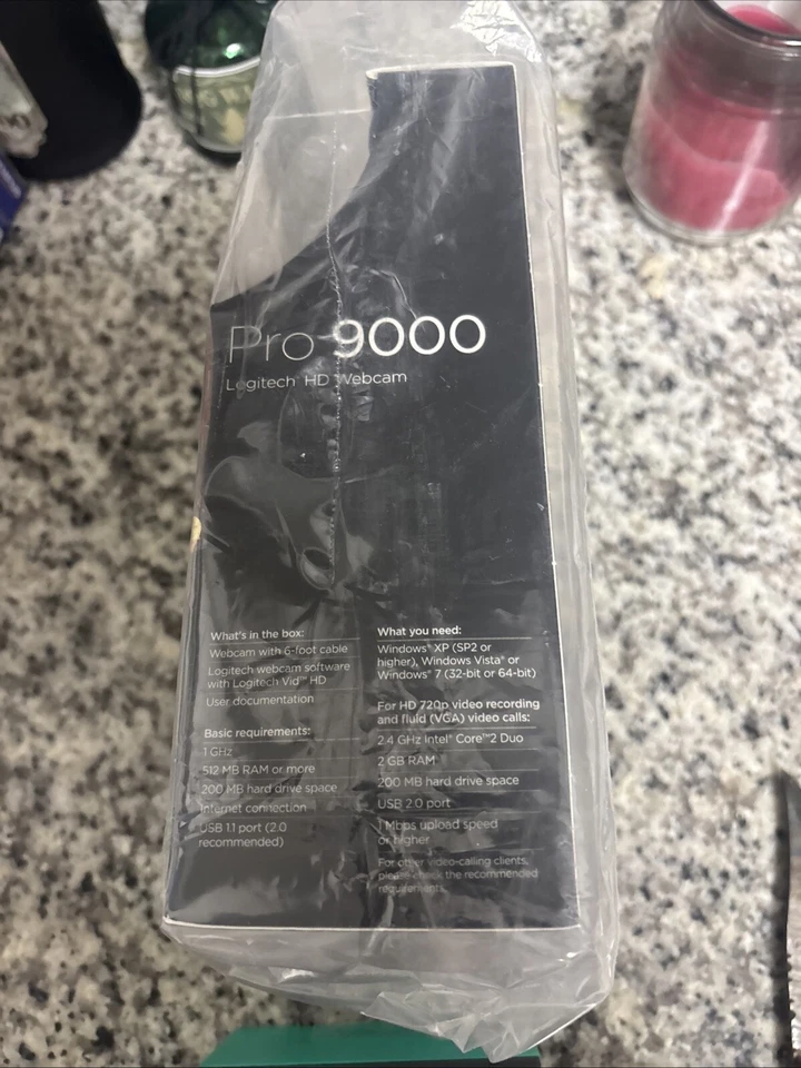 Logitech Webcam Pro 9000/720p/1600 x 1200 resolution/Autofocus/Microphone - Image 4 of 4