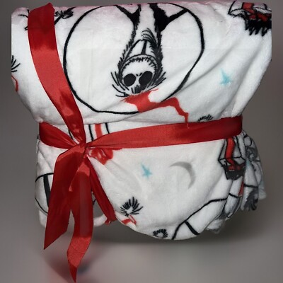 NWT Jack Skellington Santa Plush Twin Blanket 60 x90  Nightmare Before Christmas