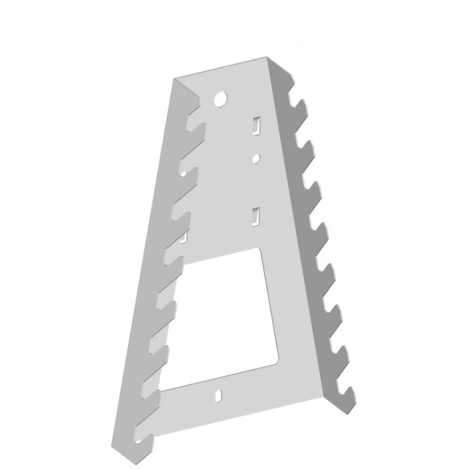 11410-00002= SB Werkzeughalter 8-fach 133x195 mm weiß Lochwand SL Element System