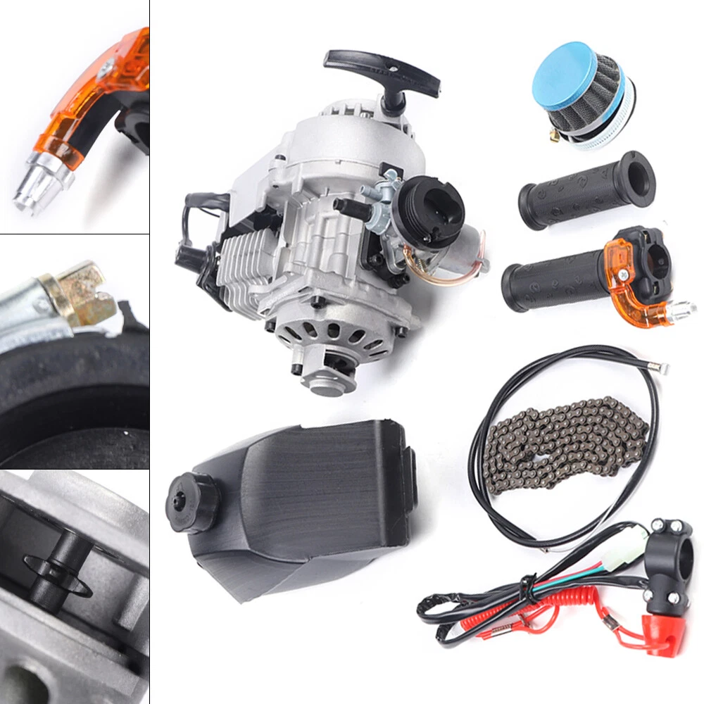 2 Stroke Petrol Gas Motor Engine Kit Set ATV Scooter Pit Bike 49CC