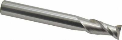 Accupro 1/2'', 1'' LOC, 1/2'' Shank, 4'' OAL, 2 Flute, Solid Carbide Square End M...