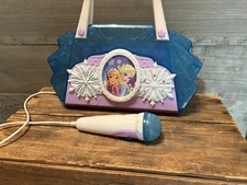 Disney Frozen Karaoke Sing Along Boom Box Microphone Purse - Works Great 