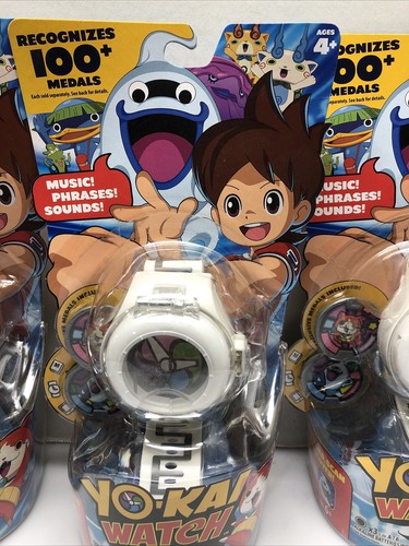 3 OROLOGI YO-KAI - Bianco con 2 Medaglie - Serie 1 Hasbro Toys 2015 - Foto 3 di 8