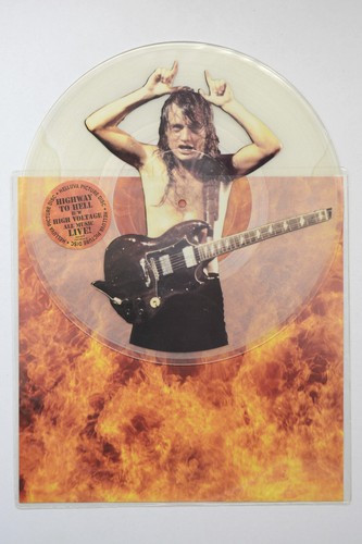 AC/DC - Highway To Hell Live Picture disc 12" single ATCO Angus Young Bon Scott - Picture 2 of 5
