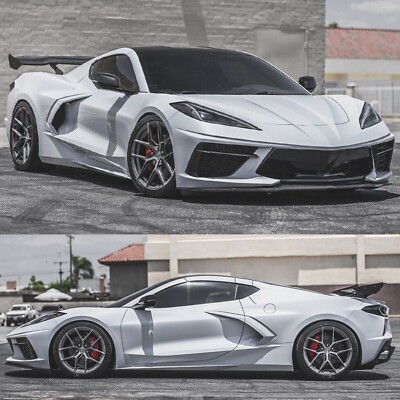 19/20 Staggered Avant Garde M580R R Forged Graphite Wheels Corvette C8 Stingray