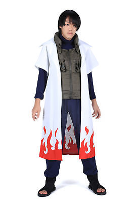 Wholesale Anime Naruto Cosplay Cloak Costume Namikaze Minato 4th