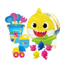 Pinkfong Baby Shark Family Sand Play Bag Set For Kids Baby