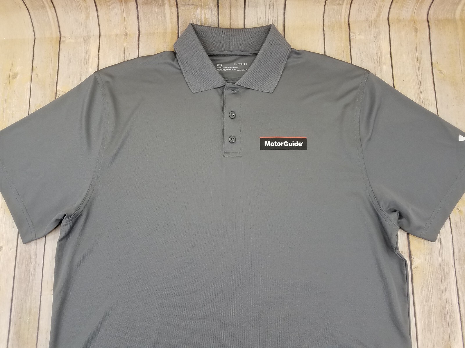 Under Armour Golf Polo Shirt Mens Size XL Gray Short Sleeve Athletic Rugby B1 thumbnail 2