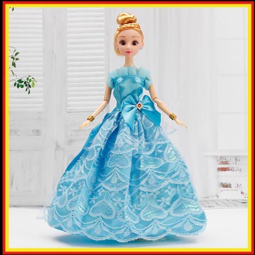 6pcs Doll Party Dress Fashion Lace Dolls Costume Holiday Gifts DIY Fun for Girls - Afbeelding 1 van 8