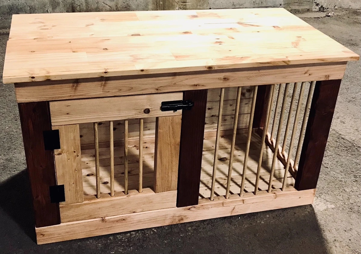 Rustic Farmhouse Dog Crate