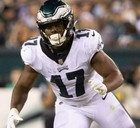 Nakobe Dean Signed Philadelphia Eagles Jersey (JSA COA) 2021 National Champions — photo 4
