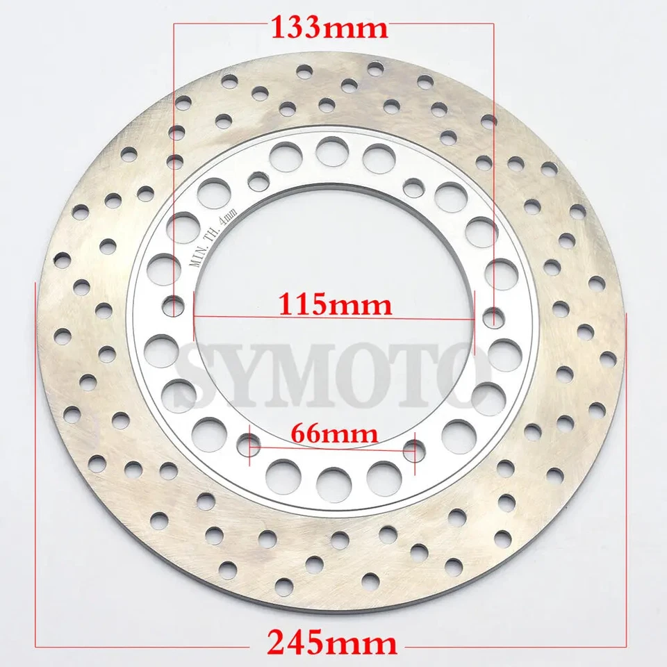 Rotor de disco de freno trasero para Yamaha YZF 1000 R 1996-2002 TDM 900 2002-2012 TRX850 Foto 3 de 4