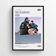 The Breakfast Club Movie Poster Print, Wall Art - Unframed
