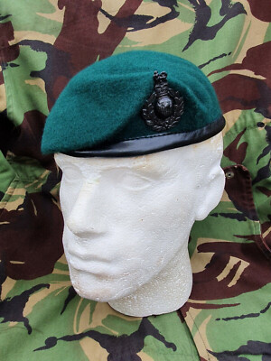 ROYAL MARINES BARETT UND BRONZE KAPPE ABZEICHEN (NEU) alle Größen verfügbar