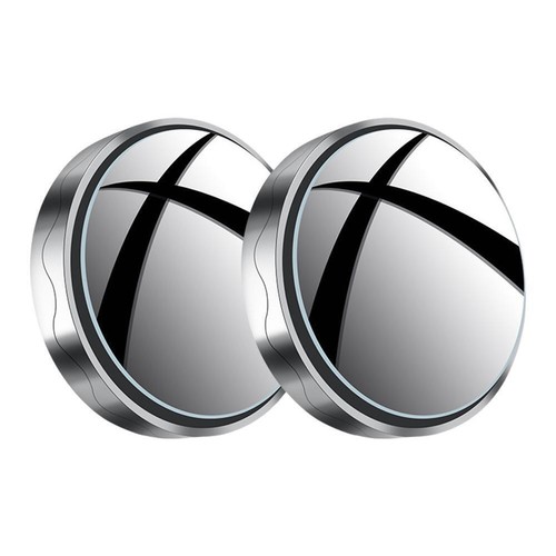 2x Car Blind Spot Mirrors Adjustable Round HD Glass Side Convex Rear View W4O6 - Picture 13 of 17