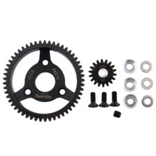 NEW Powerhobby Hardened Steel 32P 53T 0.8M Spur Gear w 18T Pinion FOR Traxxas Sl