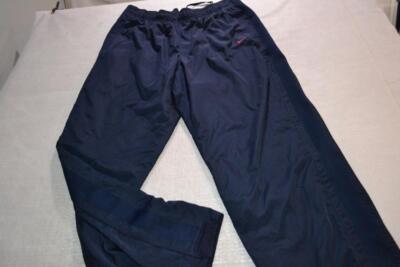 33752-a Mens Nike Gym Pants Tear Always Warm Ups Size 2XL Blue Polyester