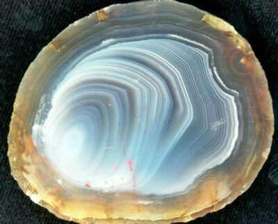 Agate/agates Botswana agate from Botswana - with beautiful color & banding - TOP!!!