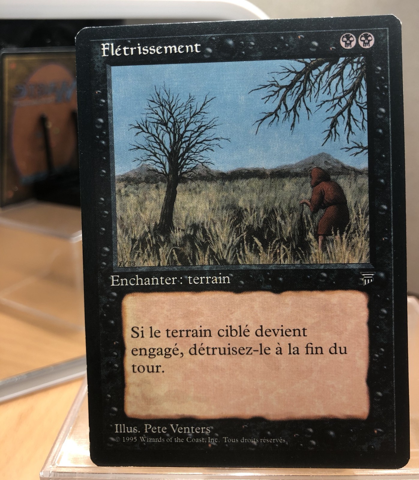 Magic: The Gathering: Legends French: Blight / Fletrissement black