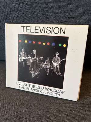 #ad TELEVISION Live at the Old Waldorf CD Rhino rare $59.99